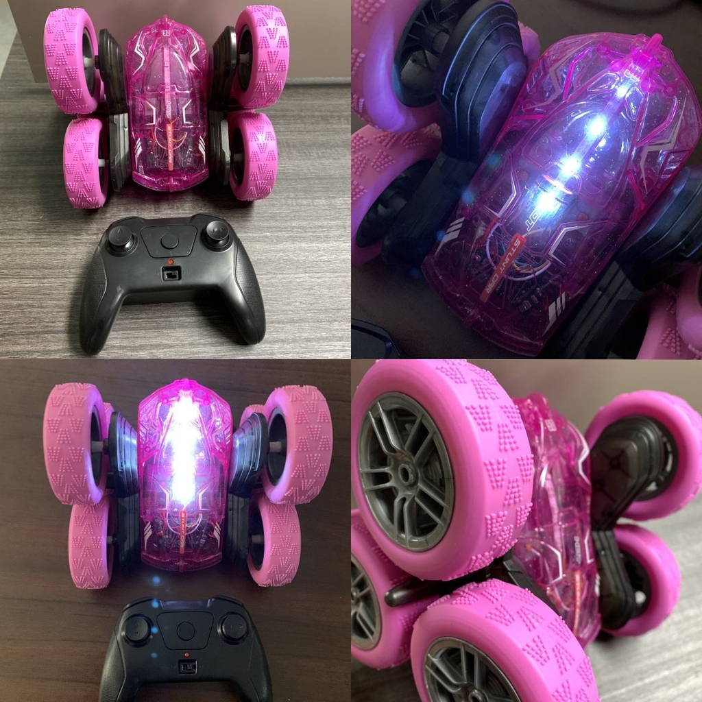 RC Stunt car with light and spray